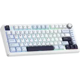 Клавіатура Aula F75 Pink Switch USB UA White (6978080504883) - мініатюра 2