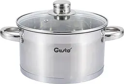 Каструля зі скляною кришкою Gusto GT-1105-24 24 см 5.7 л