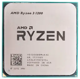 Процесор AMD Ryzen 3 1200 (YD1200BBM4KAE) (Socket AM4, 4T, 3.4 ГГц, Tray) Б/в