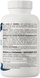 Вітамін В1 OstroVit Vitamin B1 Thiamine, 60 капсул для підтримки нервової системи та мозку - мініатюра 2