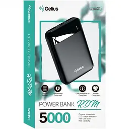Портативна батарея Power Bank Gelius Pro RDM GP-PB05263 5000mAh Black - мініатюра 2
