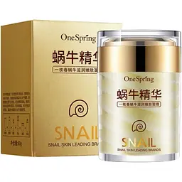 Омолоджуючий крем для обличчя One Spring Snail Cream з муцином равлики, 60 г