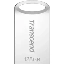 USB флеш накопичувач Transcend 128GB JetFlash 710 Silver USB 3.0 (TS128GJF710S) - мініатюра 1
