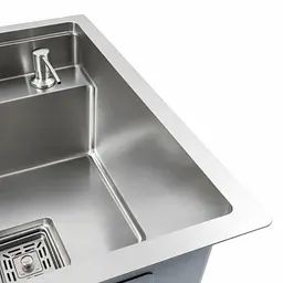 Кухонна мийка Platinum прихована нержавійка TZ 40x50, Нержавіюча сталь - мініатюра 8