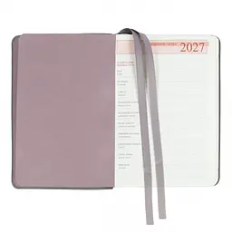 Щоденник діловий Leo Planner 2027 Binario А6 м'який ліловий хамелеон 352 сторінки (252792) - мініатюра 4
