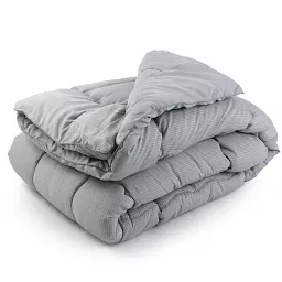 Ковдра силіконова всесезонна Руно Soft Line 172х205 см сіра