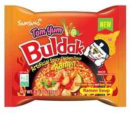 Локшина швидкого приготування Samyang Buldak Tom Yum Ramen Soup 135г