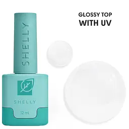 Топ без липкого шару з УФ фільтром Shelly Glossy Top With UV 12 мл
