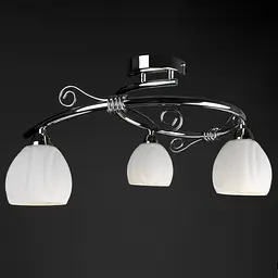 Люстра стельова Brille для коридору E14 60W CH (LK-522C/3) - мініатюра 5