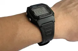 Цифрові полімерні чоловічі наручні годинники Casio оригінал Японія Collection W-800H-1AVES з полімерним - мініатюра 2