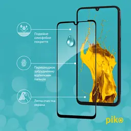 Скло захисне Piko Full Glue Samsung A05 Black (1283126578335) - миниатюра 4