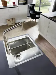 Кухонна мийка Hansgrohe S71 S711-F450 stainless steel 43301800 - мініатюра 4