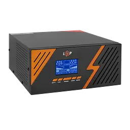 ДБЖ з правильною синусоїдою 12V LPM-PSW-1500VA (1050Вт) Black - мініатюра 4