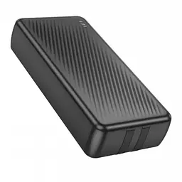 Powerbank BOROFONE BJ57A зі швидким заряджанням 22.5W 20000 mAh + кабелі Type-C/Lightning Чорний - мініатюра 3