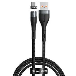 Кабель Baseus Zinc Fabric Magnetic Cable USB to MicroUSB 3A 1m CAMXC-KG1 Black-Grey
