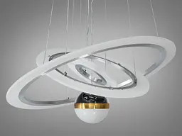 Підвісна LED-люстра з пультом та підсвічуванням 90 Вт Diasha 2327-600+400+200NEW HR - мініатюра 3