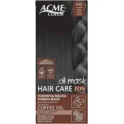 Маска Тонувальна ACME-COLOR Чорна кава 040 "Hair Care Ton oil mask"