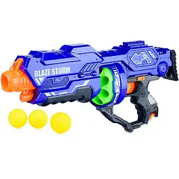 Дитячий Бластер Blaze Storm на Батарейках і 12 М'яких Кульок