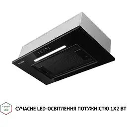 Витяжка вбудована Perfelli BI 5256 BL 700 LED - мініатюра 3
