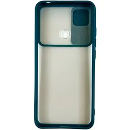 Бампер Totu Slide Camera Matt Case Xiaomi Redmi 9C Green - мініатюра 3