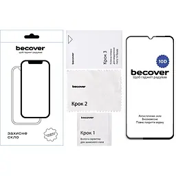 Захисне скло BeCover для Xiaomi Redmi 14C 4G / Poco C75 10D Black (712720) - мініатюра 2