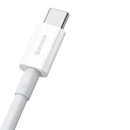 Кабель Baseus Superior Series Fast Charging USB to USB-C 66W 1m (CATYS-02) White [67416] - мініатюра 3
