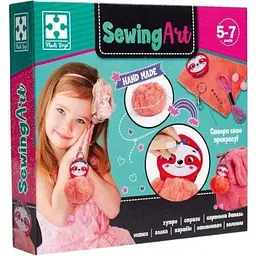 Набір для творчості Vladi Toys брелок своїми руками Лінивець VT4205-07 (4820234764129)