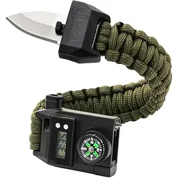 Наручний годинник чоловічий з компасом Besta Band 6в1 Чорний (2888)