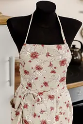 Фартух Прованс Господиня Квіти бордо (31648) - мініатюра 3