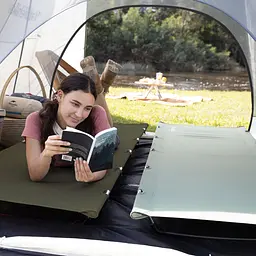 Ліжко складане Naturehike XJC05 NH20JJ001, Поліестер Oxford/алюміній, зелений - мініатюра 7