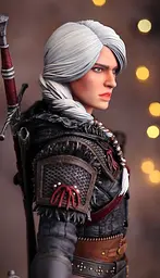 Фігурка 3D Magicca Відьмак Цирі The Witcher Ciri 40 см 3DM TW C 40 - мініатюра 5