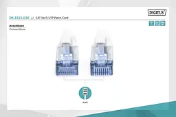 Патч-корд Assmann CAT 5e F-UTP, Cu, PVC AWG 26/7, 3 м DK-1521-030 Gray - мініатюра 2