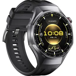 Смарт-годинник Smart Watch Huawei GT 6 Pro 46mm (55020FTU) Black (Fluoroelastomer Strap) UA - мініатюра 3