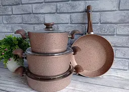 Набір посуду O.M.S. Collection 3105 Rosegold 7 предметів - мініатюра 1