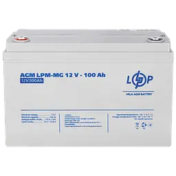Акумулятор мультигелевий LogicPower LPM-MG 12 V - 100 Ah (LP3877) - мініатюра 4