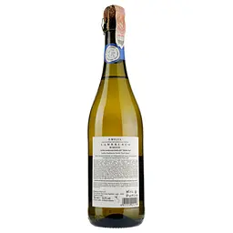 Вино ігристе Terre Cevico Cerbio Lambrusco Emilia IGT White Dry, біле, сухе, 10,5%, 0,75 л - мініатюра 2