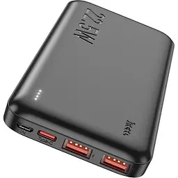 Зовнішній акумулятор Hoco J101 Astute 10000mAh 22.5W Black [101317] - мініатюра 3