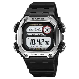 Чоловічий наручний годинник 2126SIBK Silver-Black Skmei acs0030249