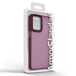 Противоударный чехол для Motorola G55 5G, Frame, бордовый, панель-накладка, термополиуретан TPU + поликарбонат PC, защита всего корпуса, защита кнопок и камеры, устойчив к деформациям, ArmorStandart (ARM81265) - мініатюра 3