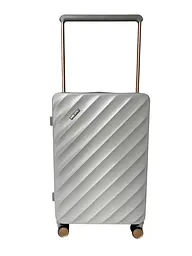 Валіза Milano bag 015 колір срібний розмір середній M - мініатюра 7