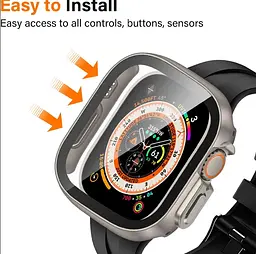 Захисний чохол із захисним склом Choice 3 для Apple Watch 49 мм Ultra Titanium 452063180 - мініатюра 4