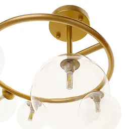 Люстра Brille молекула стельова в спальню G9 40W G (BL-780C/6) - мініатюра 3