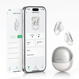 Навушники UGREEN WS210 HiTune S5 True Wireless Earbuds White (UGR-45761) - мініатюра 6