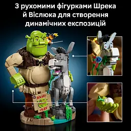 Конструктор LEGO Shrek Шрек, Віслюк і Кіт в чоботях 1403 ел. (72423) - мініатюра 11