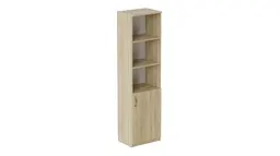 Пенал Анжело Ferrum-decor на 4 полиці з 1 дверима 1900x500x380 ДСП Дуб Сонома 16 мм (FRD-104951)