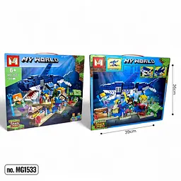 Конструктор Minecraft 545 деталей 39x36x7 см MG1533 - мініатюра 2