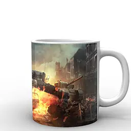 Кухоль GeekLand World of Tanks постер WT.02.073 330 мл білий - мініатюра 2