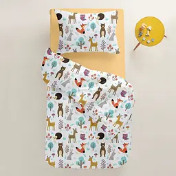 Набір наволочок Cosas Colorful animals 40х60 см бежевий (SetPillow_AnimalsMushrooms_40x60) - мініатюра 4