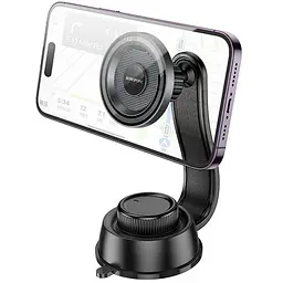 Автотримач Borofone BH123 Profit magnetic (center console) Black/Metal gray - мініатюра 6