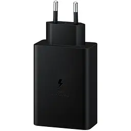 Мережевий зарядний пристрій Samsung 65W Power Adapter Trio w/o Cable Black (EP-T6530NBEGRU) [71465] - мініатюра 2